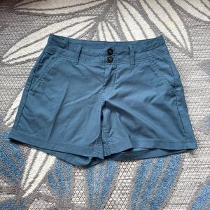 Prana Women's Alana 5" Short Deep Stellar Blue Size‎ 4